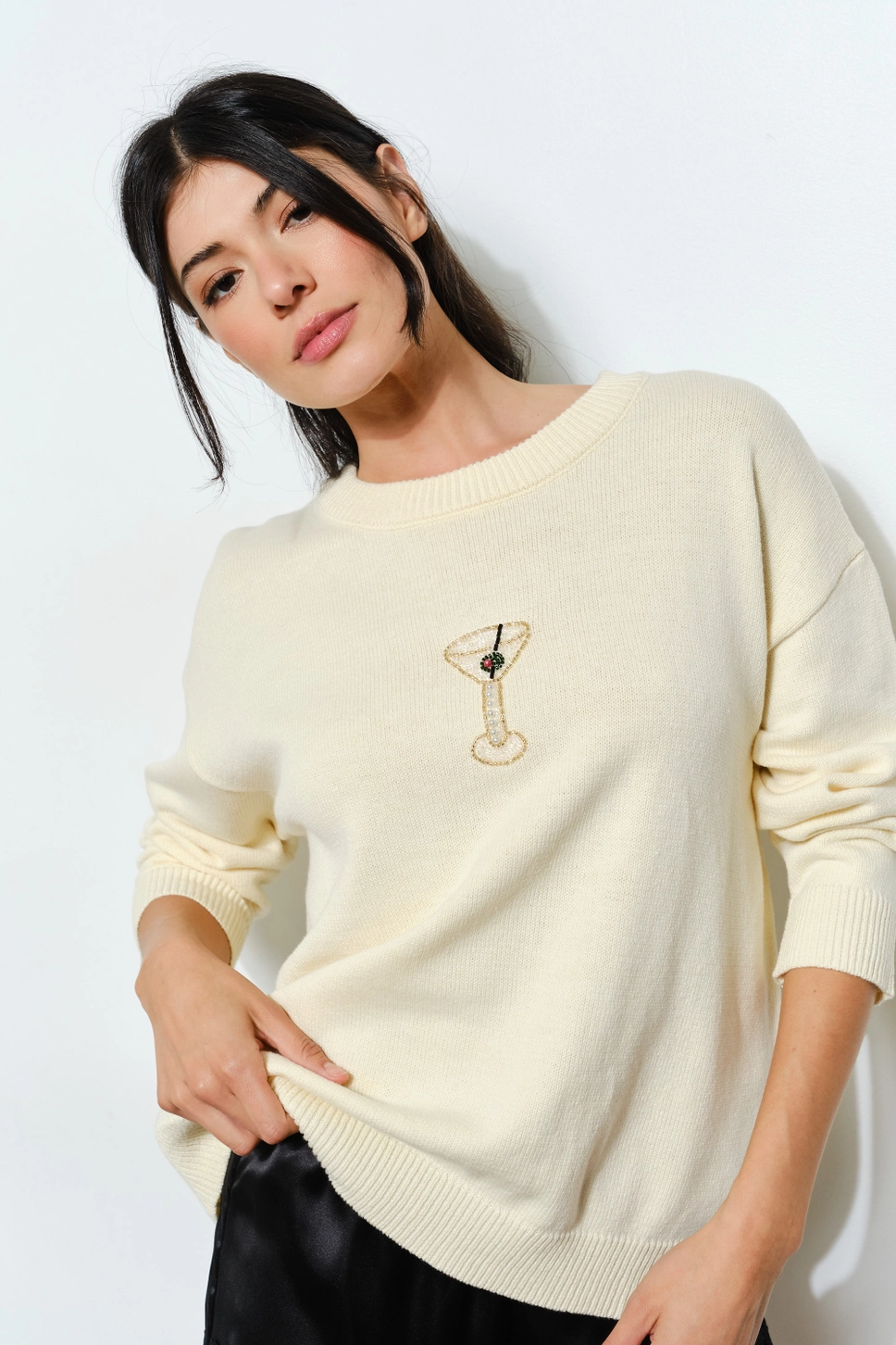 Sora Martini Bead Sweater -
