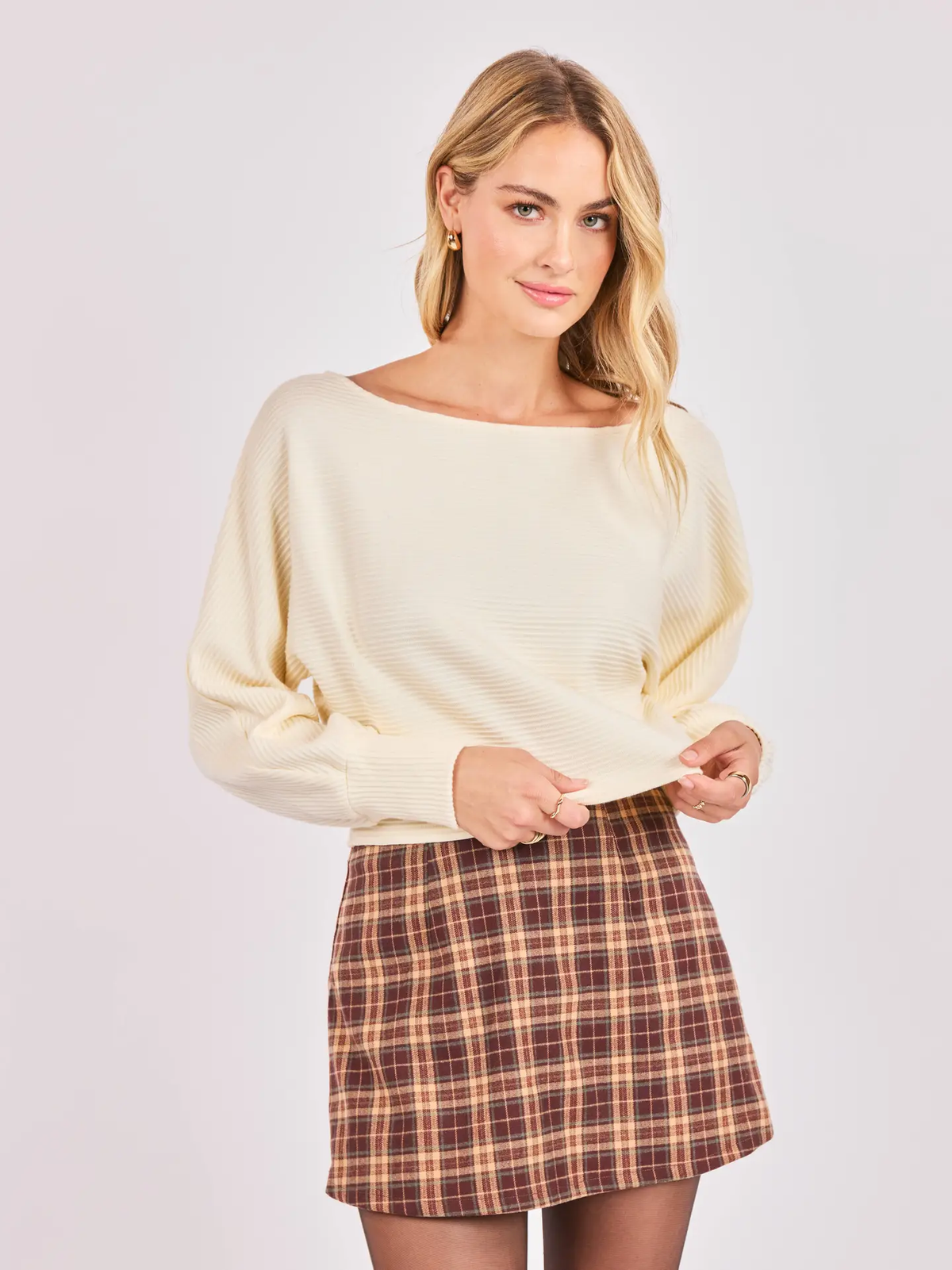 On A Stroll Knit Top