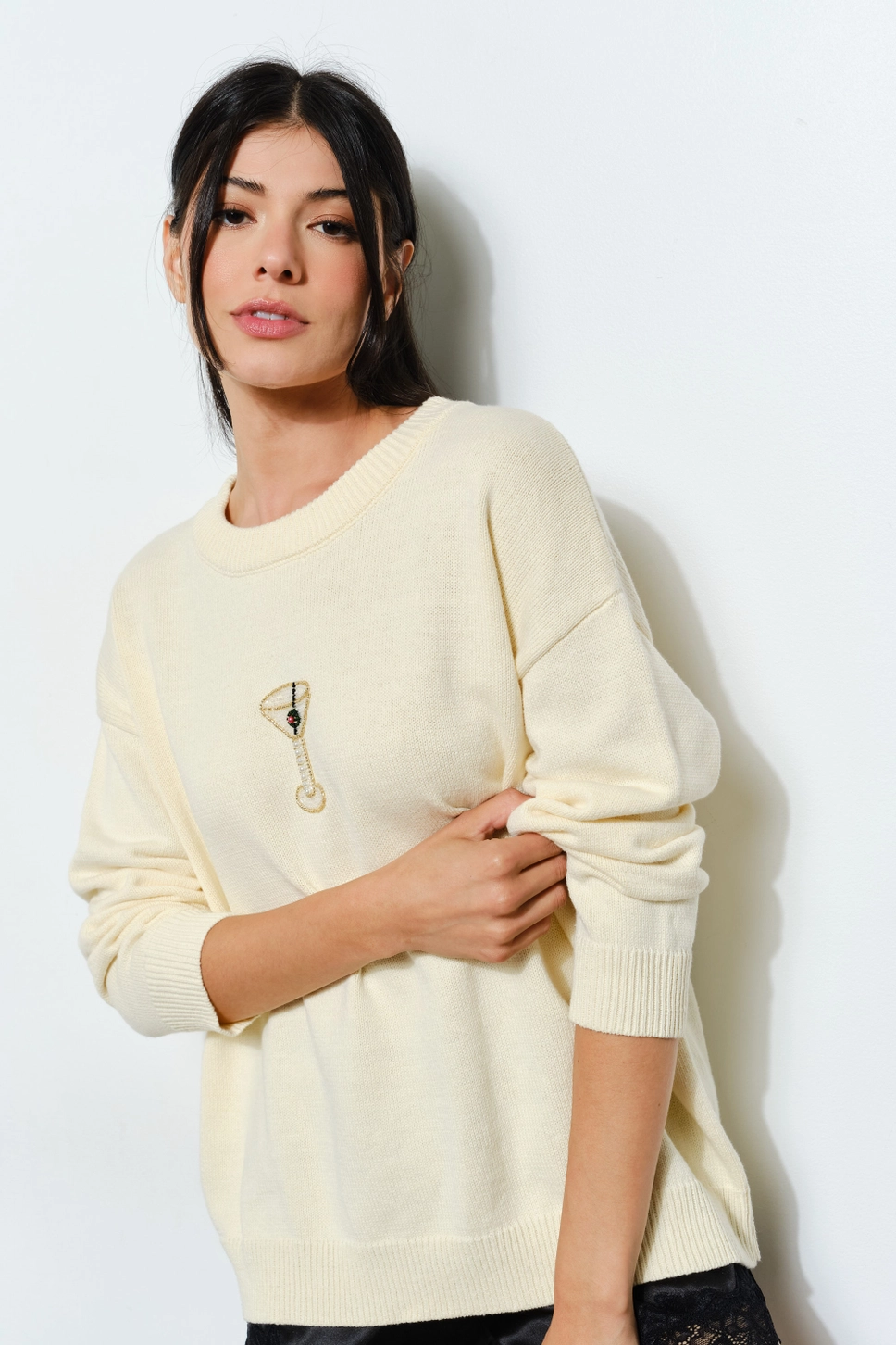 Sora Martini Bead Sweater -
