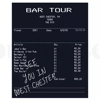 West Chester Bar Tour T-Shirt